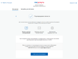Особенности подтверждения личности на госуслугах